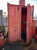 Steel Storage Container (Red) 1.6m x 1.8m