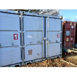 20' Grey Steel Shipping Container