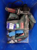 Metabo KHE 56 110v hammer drill, Metabo KHA24 24v drill x 3 Location Bradford