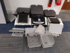 Quantity of laptop stands, foot rests and desk tidys Location Bradford