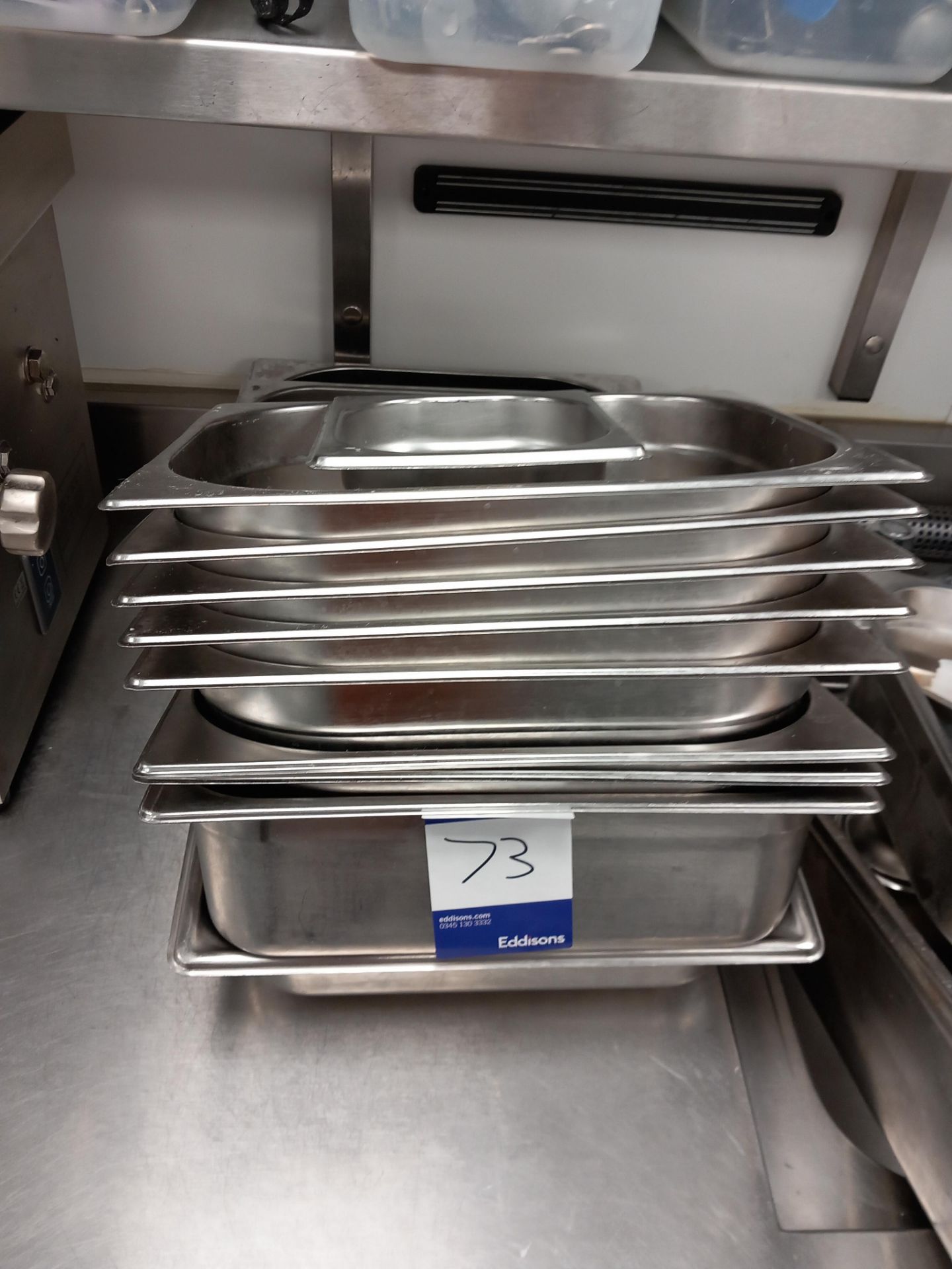 Quantity of Vogue stainless steel Gastronorm trays - Image 5 of 5