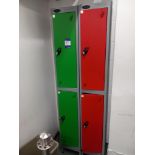 6 Probe Activ double door lockers