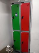 6 Probe Activ double door lockers