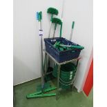 Brushes and squeegees. This lot forms part of composite lot 408 and at the end of the timed auction,