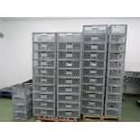 Large quantity of plastic Aver baskets to 4 pallet