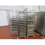 3 x tray racks