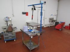 Stainless steel prep table 900 x 600 with Kimex PS