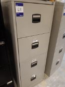 4 Drawer filing cabinet (no key)