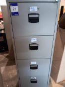 4 drawer filing cabinet(no key)