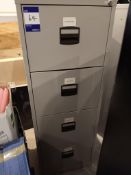 4 Drawer filing cabinet (no key)