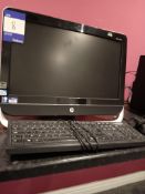 HP Pro All in One 3520 business PC 20” Screen Intel G2030, 4GB Ram Serial number CZC3D87JSS