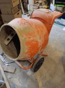 Altrad M12B mains powered cement mixer Serial number 952018M12B Year 2017