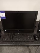 HP 20” All in One PC (Pro One 400G2) Core i3 Serial number CZC638BD7Z Product Number T4R07EA#ABU