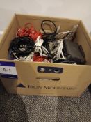 Box to contain various lengths of ethernet cables