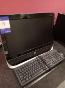 HP Pro All in One 3520 business PC 20” Screen Intel G2030, 4GB Ram Serial number CZC40229HR
