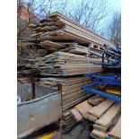 Approximately 300 x 8ft to 13ft Scaffold Boards – Require Cutting to Make Usable