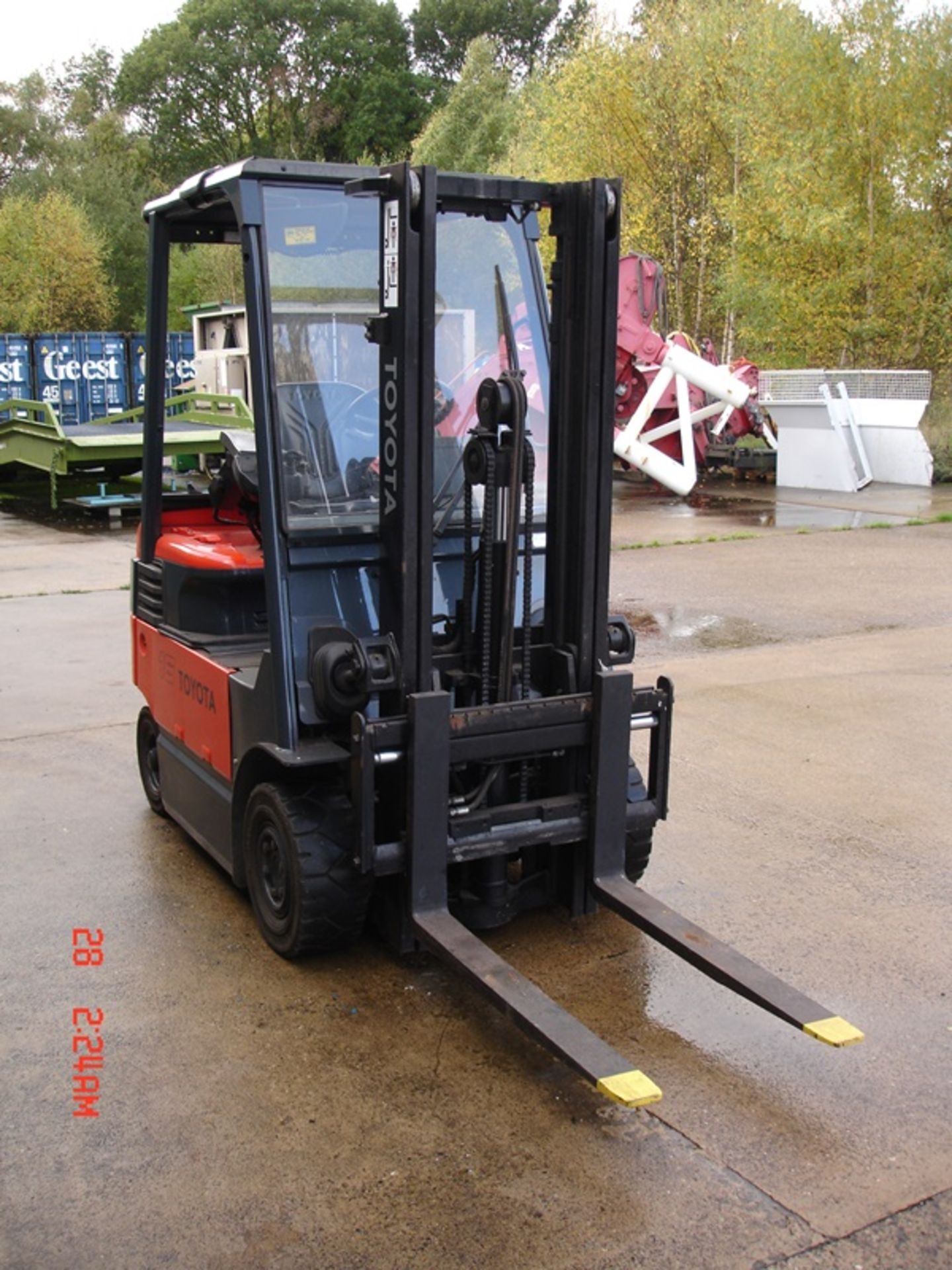 TOYOTA 1.6 TON ELECTRIC FORKLIFT - Image 4 of 7