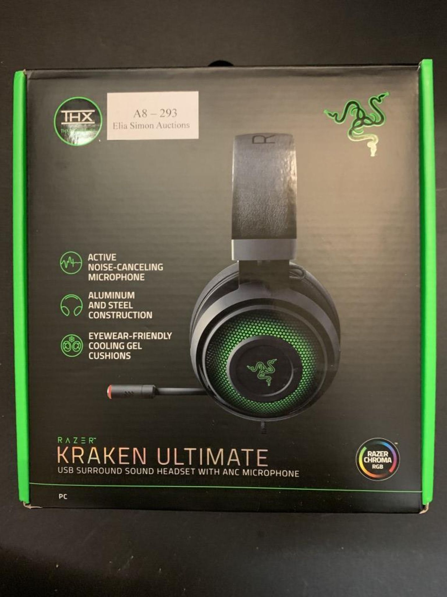 Razer Kraken Ultimate â€“ USB Gaming Headset (Gaming Headphones for PC and Switch Dock with Surround - Image 2 of 2