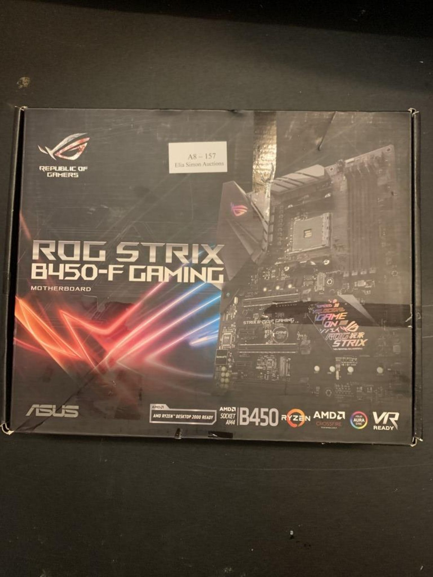 ASUS ROG Strix B450-F Gaming ATX Motherboard, AMD Socket AM4, Ryzen 3000 Ready, PCIe 3.0, M.2, DDR4, - Image 2 of 2