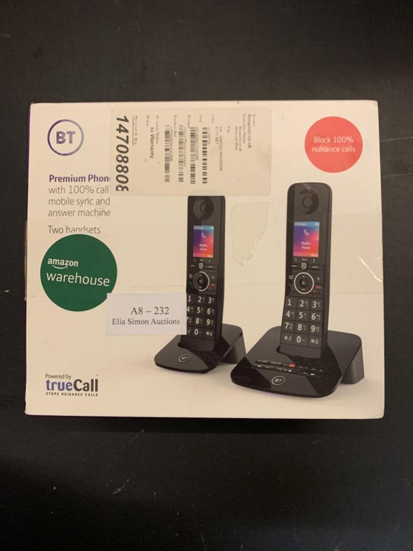 BT Premium Cordless Home Phone with 100 Percent Nuisance Call Blocking, Mobile sync and Answering Ma - Image 2 of 2