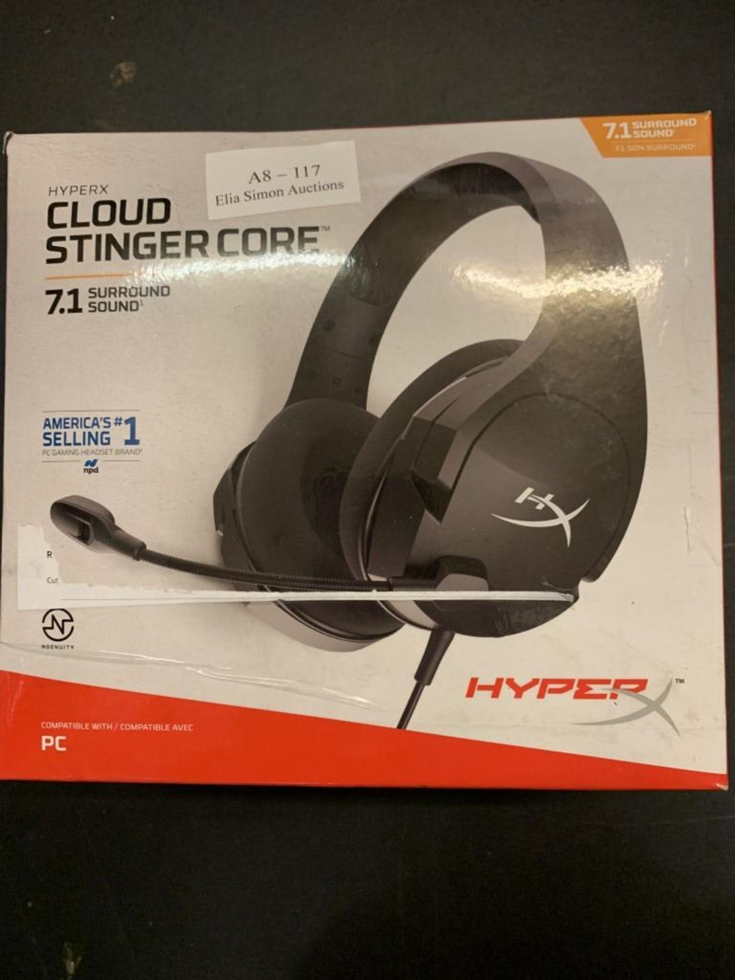 HyperX Cloud Stinger Core - Gaming Headset, for PC, 7.1 Surround Sound, Noise Cancelling Microphone, - Image 2 of 2