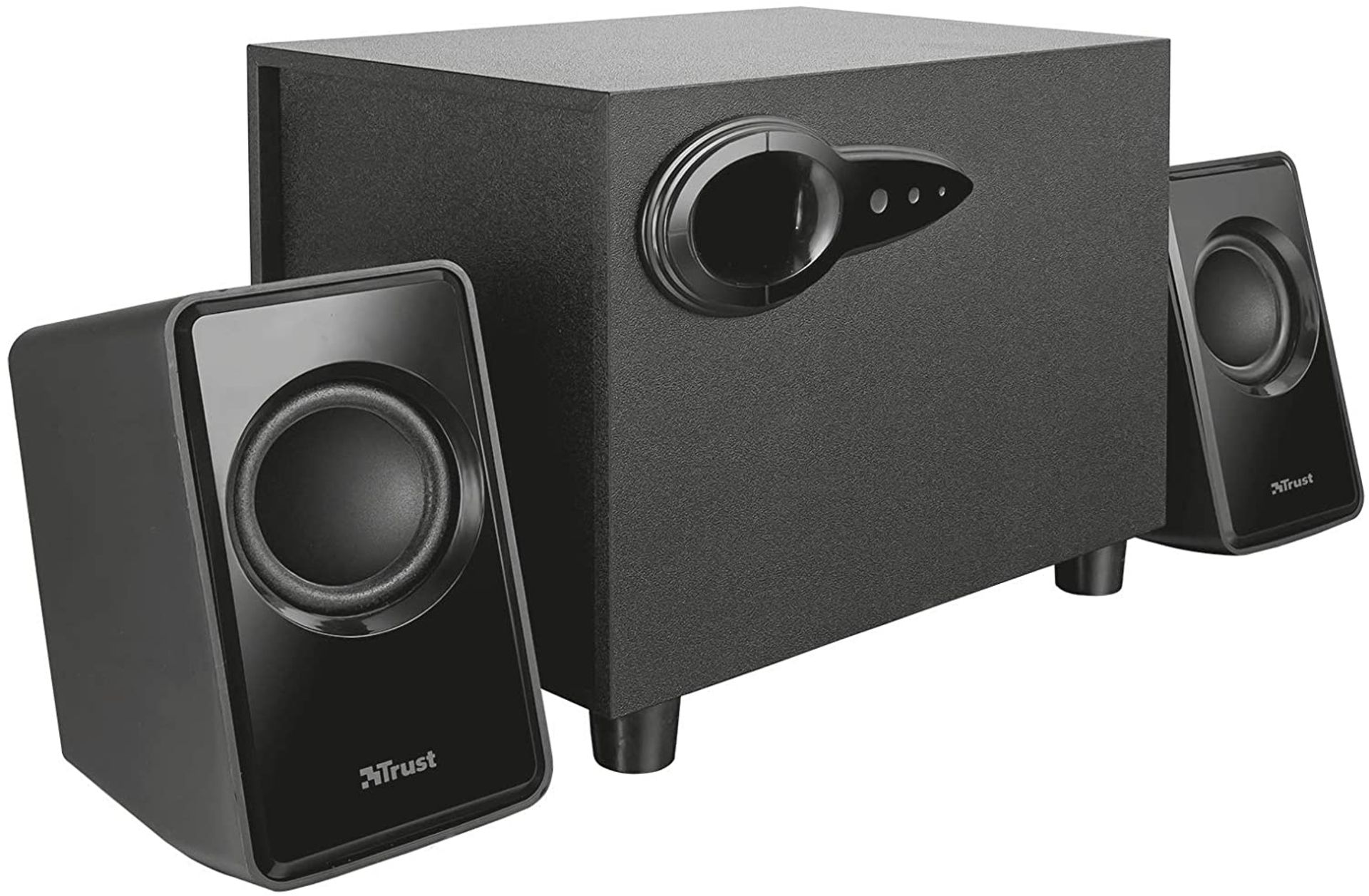 Trust 20442 Avora 2.1 PC Speakers with Subwoofer for Computer and Laptop, USB Powered, 18 W