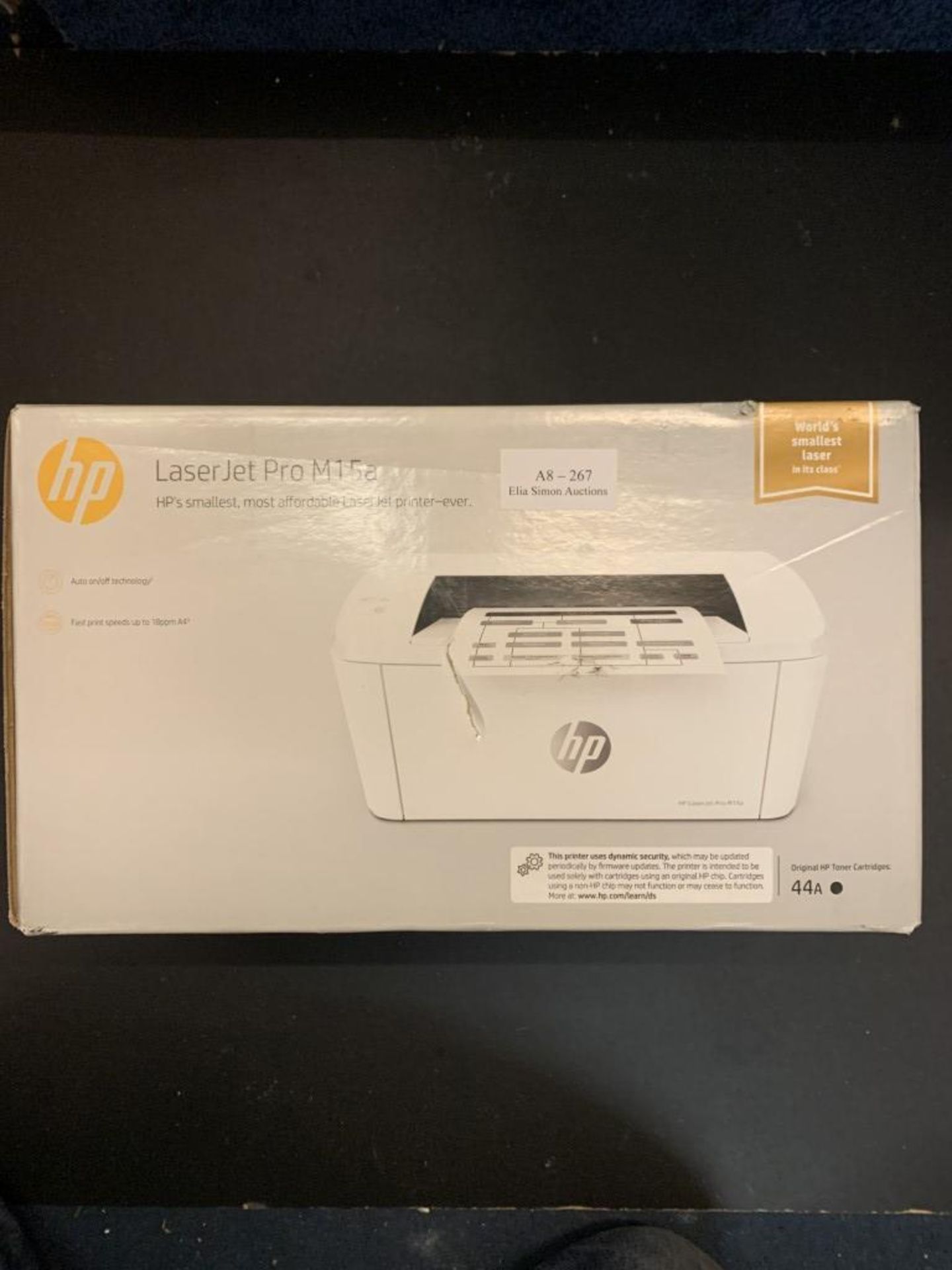 HP LaserJet Pro M15a Printer, White - Image 2 of 2