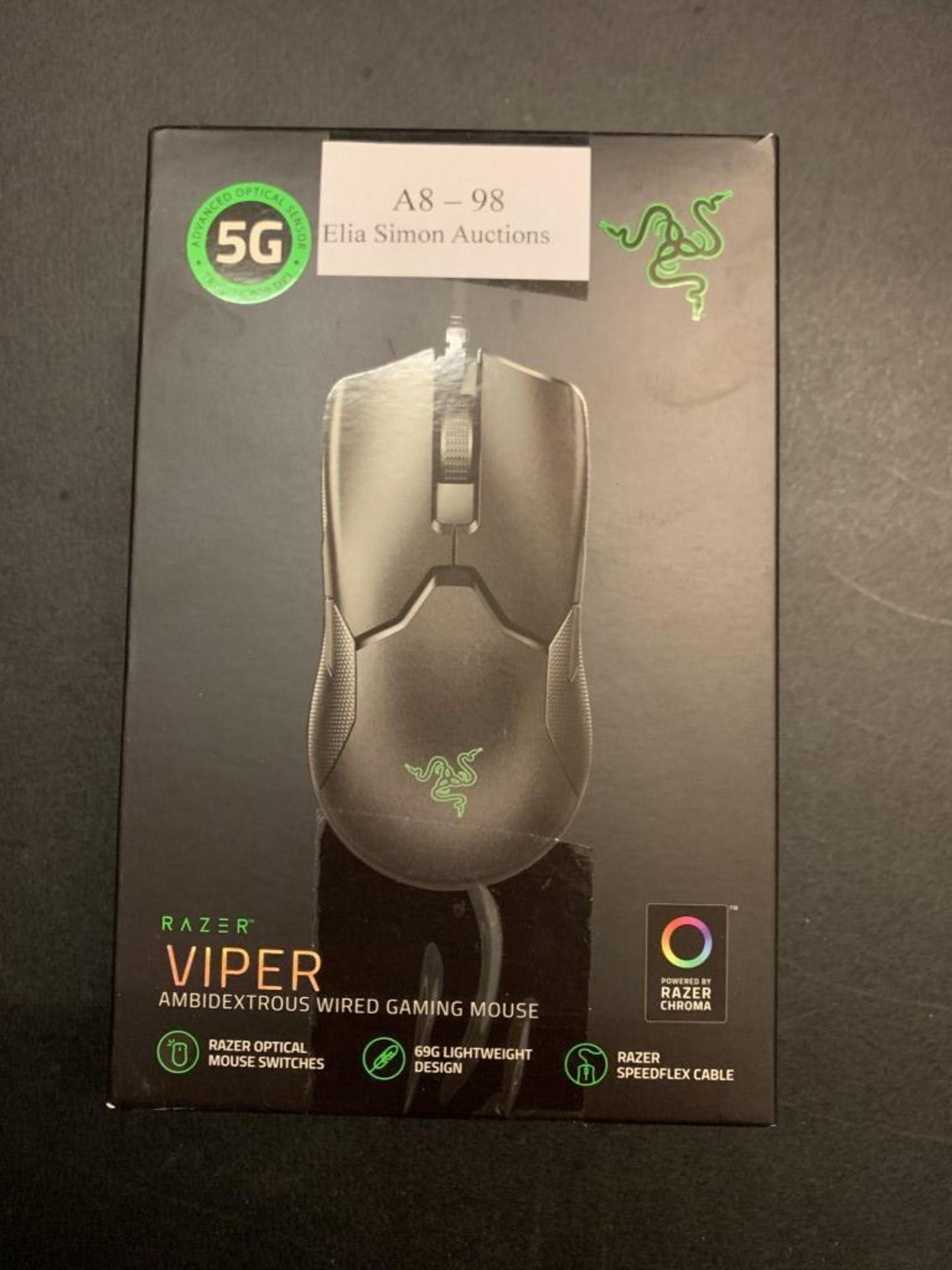 Razer Viper - Lightweight Esports Gaming Mouse with only 69g, Razer Opto-Mechanical Mouse Switches, - Image 2 of 2