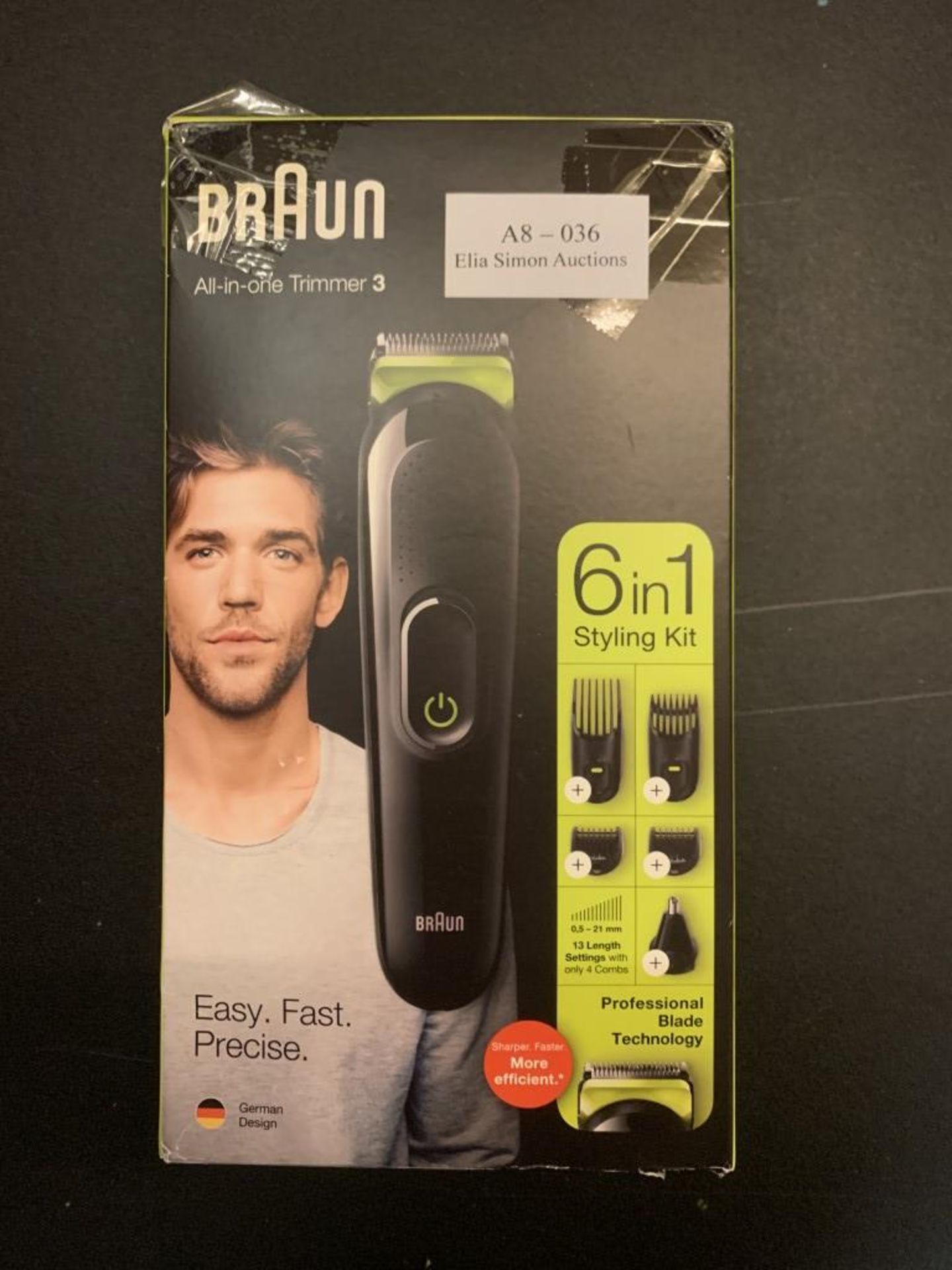 Braun 6-in-1 All-in-one Trimmer 3 MGK3221, Hair Clipper and Beard Trimmer with Lifetime Sharp Blades - Image 2 of 2