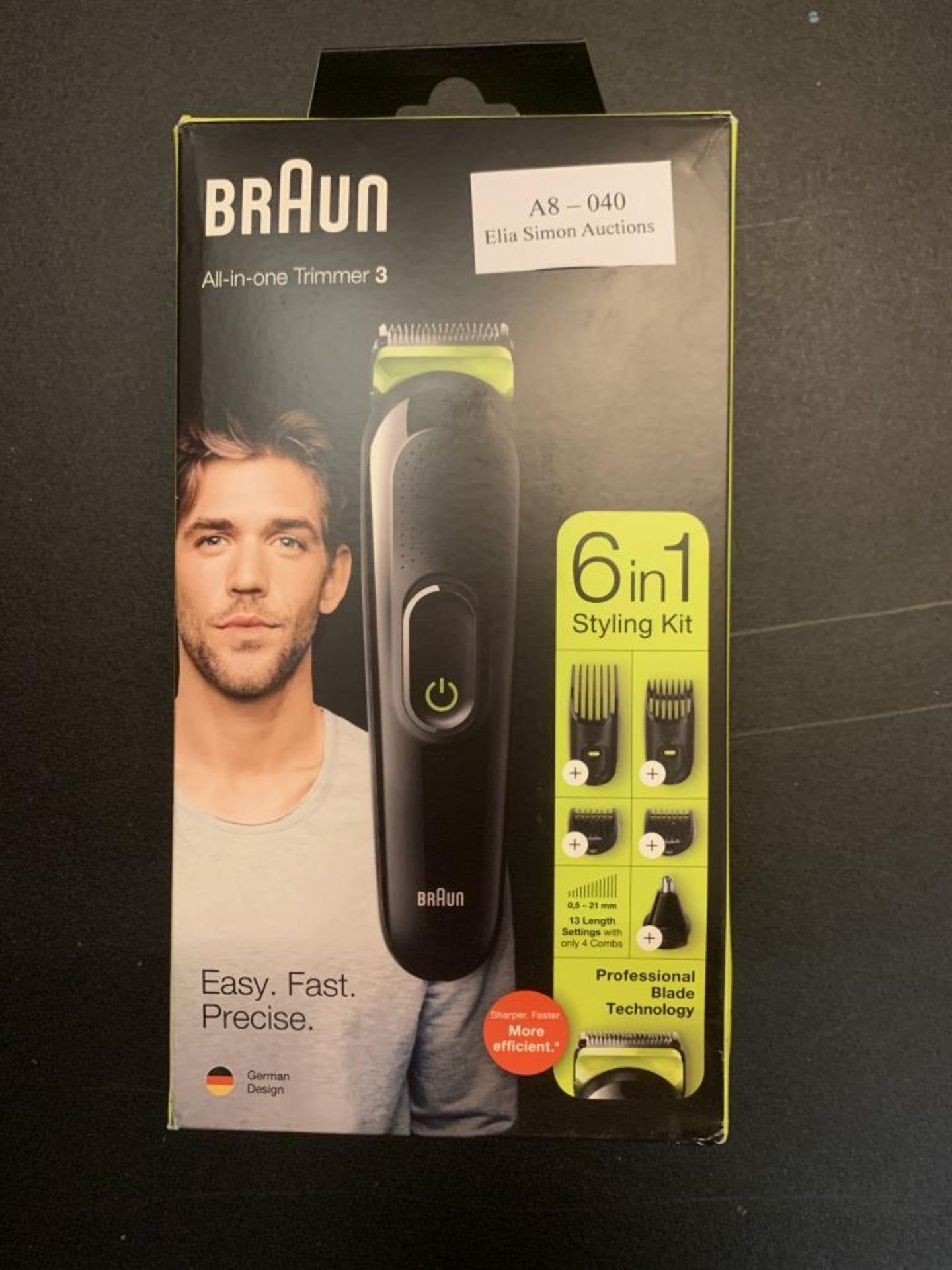 Braun 6-in-1 All-in-one Trimmer 3 MGK3221, Hair Clipper and Beard Trimmer with Lifetime Sharp Blades - Image 2 of 2