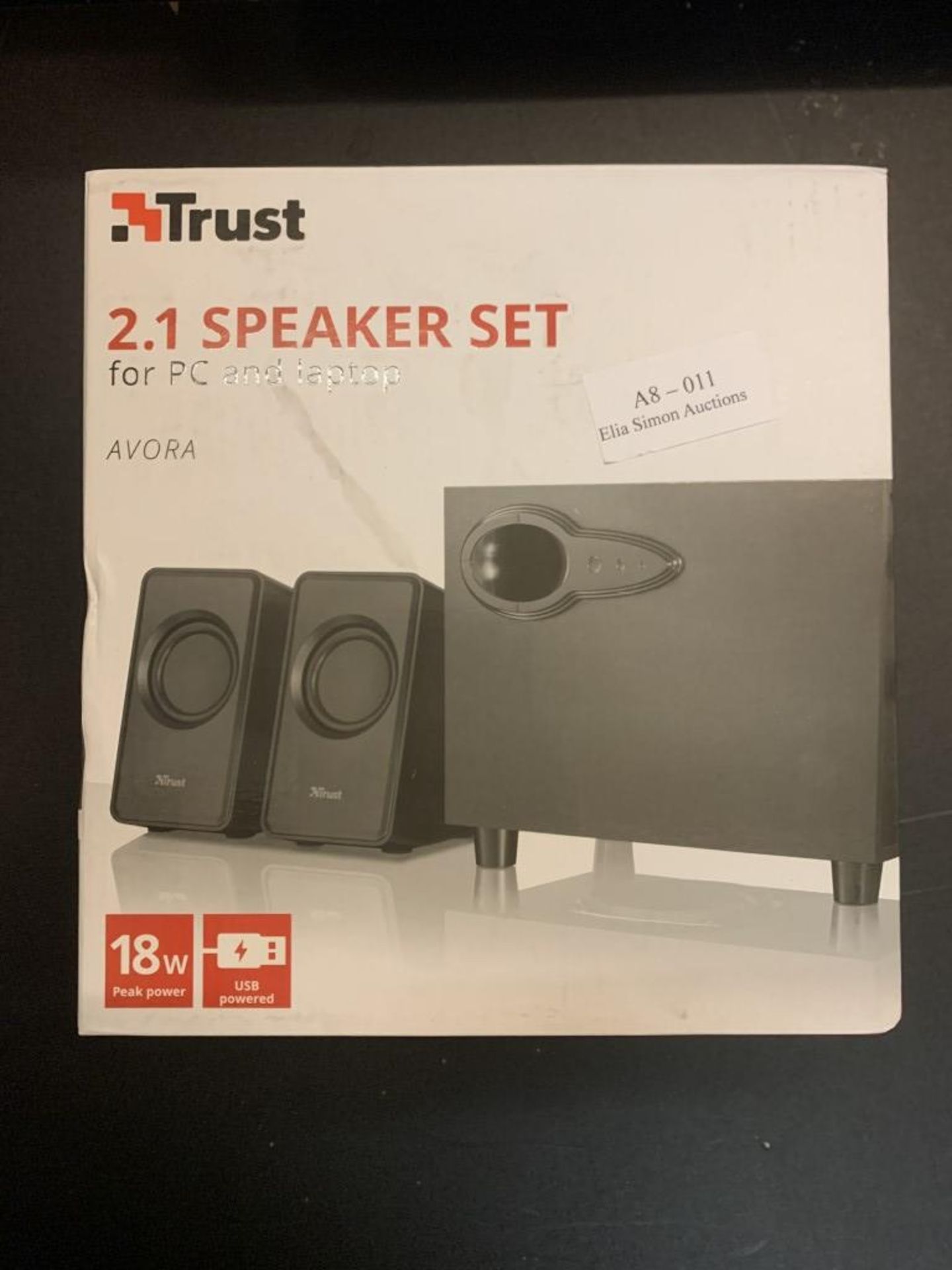 Trust 20442 Avora 2.1 PC Speakers with Subwoofer for Computer and Laptop, USB Powered, 18 W - Image 2 of 2