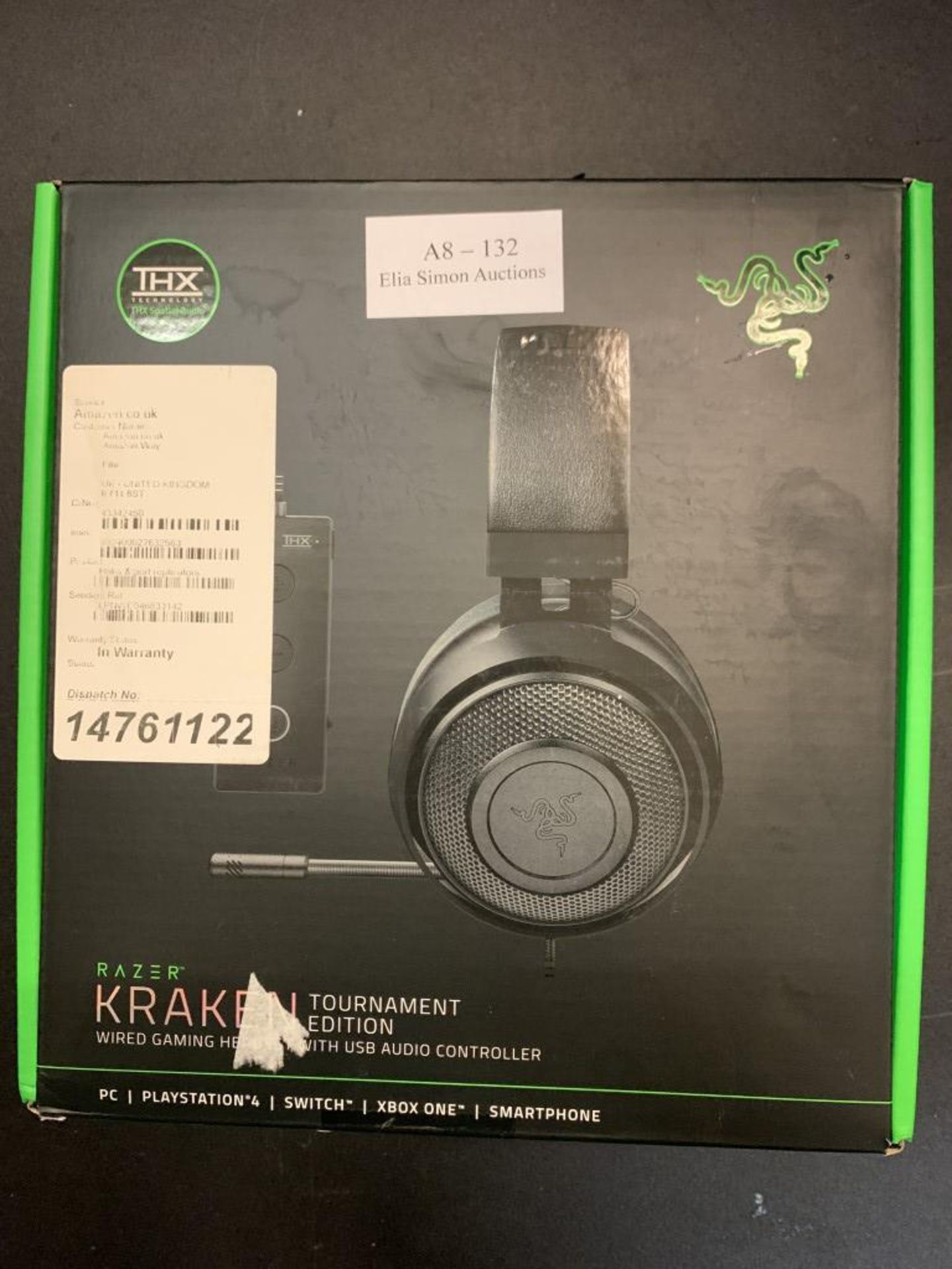 Razer Kraken Tournament Edition - Esports Gaming Headset (Wired Gaming Headphones with USB Audio Con - Image 2 of 2