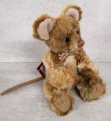 Charlie Bears Plush Collections Dickory, CB165116 exclusively designed by Alison Mills with