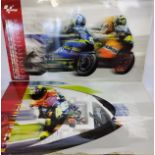 Scalextric Sport Moto GP 3 Championship Set Gibernau vs Rossi, includes Repsol Honda #46 Valentino
