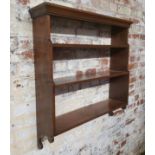 Regency mahogany wall hanging book shelf, circa 1820 79cm heigh x 77cm wide x 19cm deep