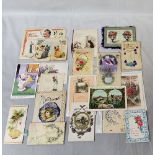 Postcards & Greetings Cards - Raphael Tuck 'pop-out' birthday cards; Victorian greetings cards,