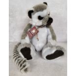 Charlie Bears Plush Collections - Bandit CB141472 exclusively designed by Isabelle Lee with