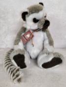 Charlie Bears Plush Collections - Bandit CB141472 exclusively designed by Isabelle Lee with