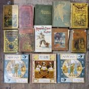 Children's Books - Victorian and Edwardian bindings, including two Abroad and At Home books by