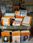 A quantity of Penguin books including Orange collections and others two boxes