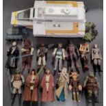 Star Wars - various vintage LFL Hong Kong figures including Bib Fortuna, Gamorrean Guard, Klatuu,