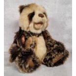 Charlie Bears Anniversary Woody Giggler open mouth panda bear, 10th Anniversary 2015, produced