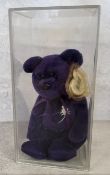 Princess Diana TY Beanie Baby First Edition. Circa 1997 - Retired, Made In Indonesia. Made With