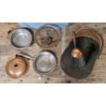 Kitchenalia metalware - A late Victorian Stamping and Spinning Company,  Birmingham, UK copper and