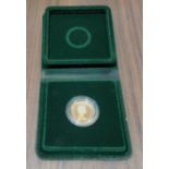 A 1980 Royal Mint Gold Proof Sovereign in original presentation box & COA