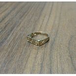 A 9ct gold SISTER ring, size L, 1.49g