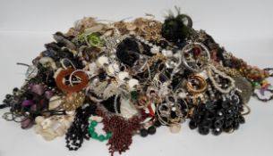 A quantity of costume jewellery (over 6kgs)