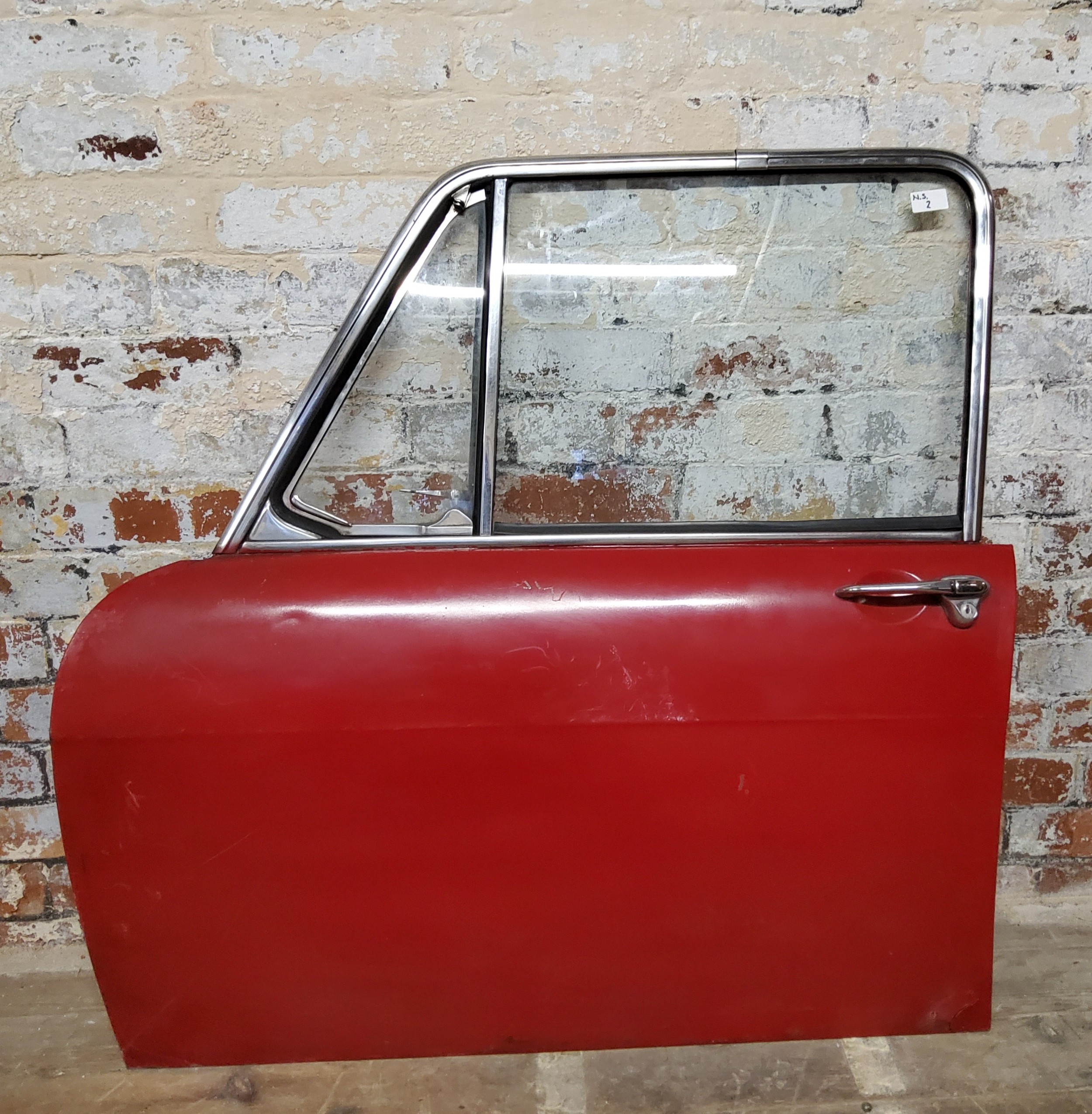 Automobilia & Auto Jumble - Three classic car doors, British Leyland possibly a Morris 1300 nearside - Image 5 of 13