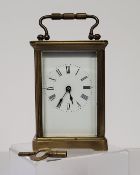 A 19th century French carriage clock