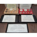 Franklin Mint Proof sets including 1979 Solomon Islands, 1979, 1980 British Virgin Islands; 1979